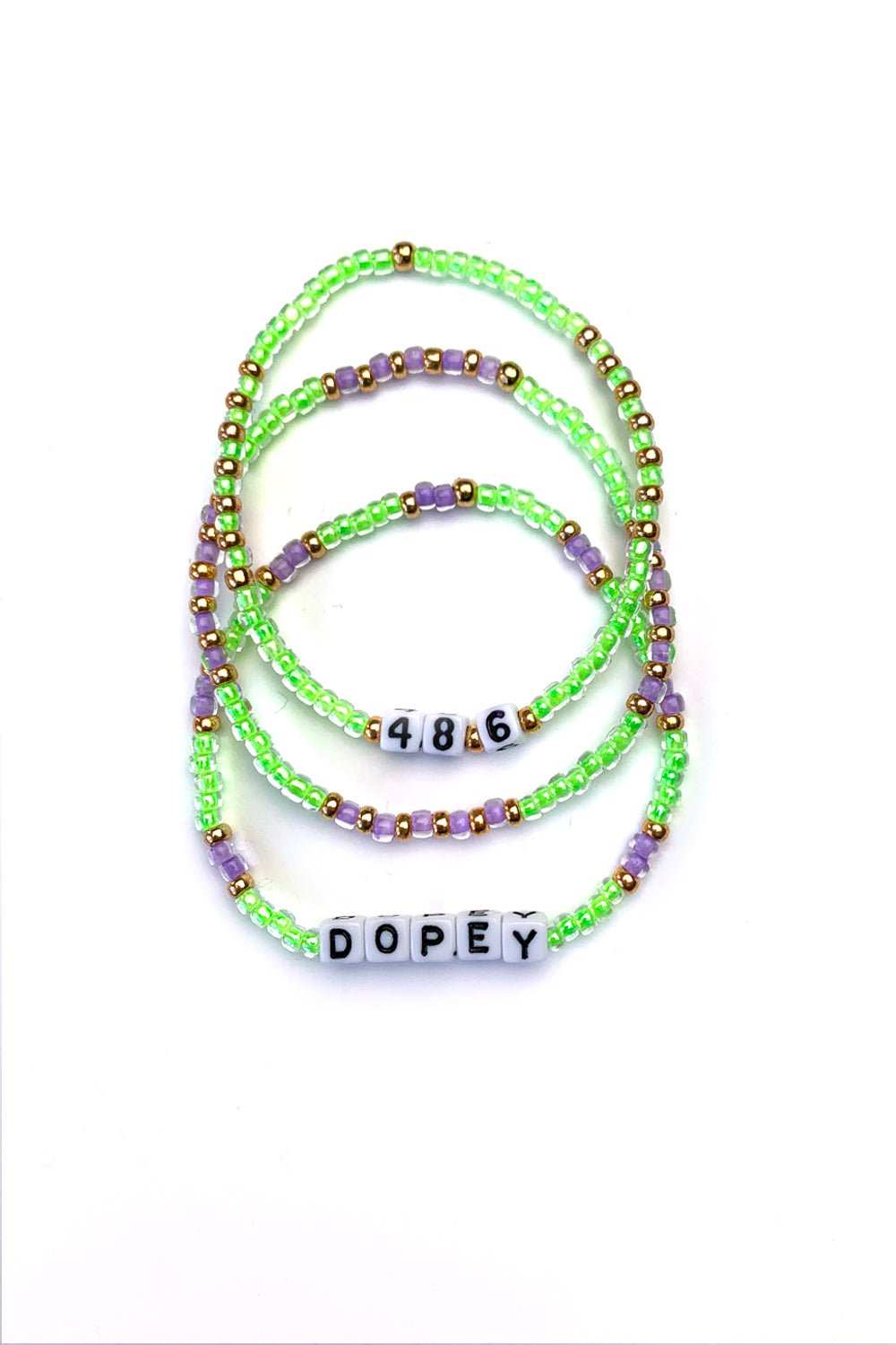 Sarah Marie Design Studio Bracelet 6.25" / Dopey + Stacker + 48.6 Dopey Disney Inspired Bracelet
