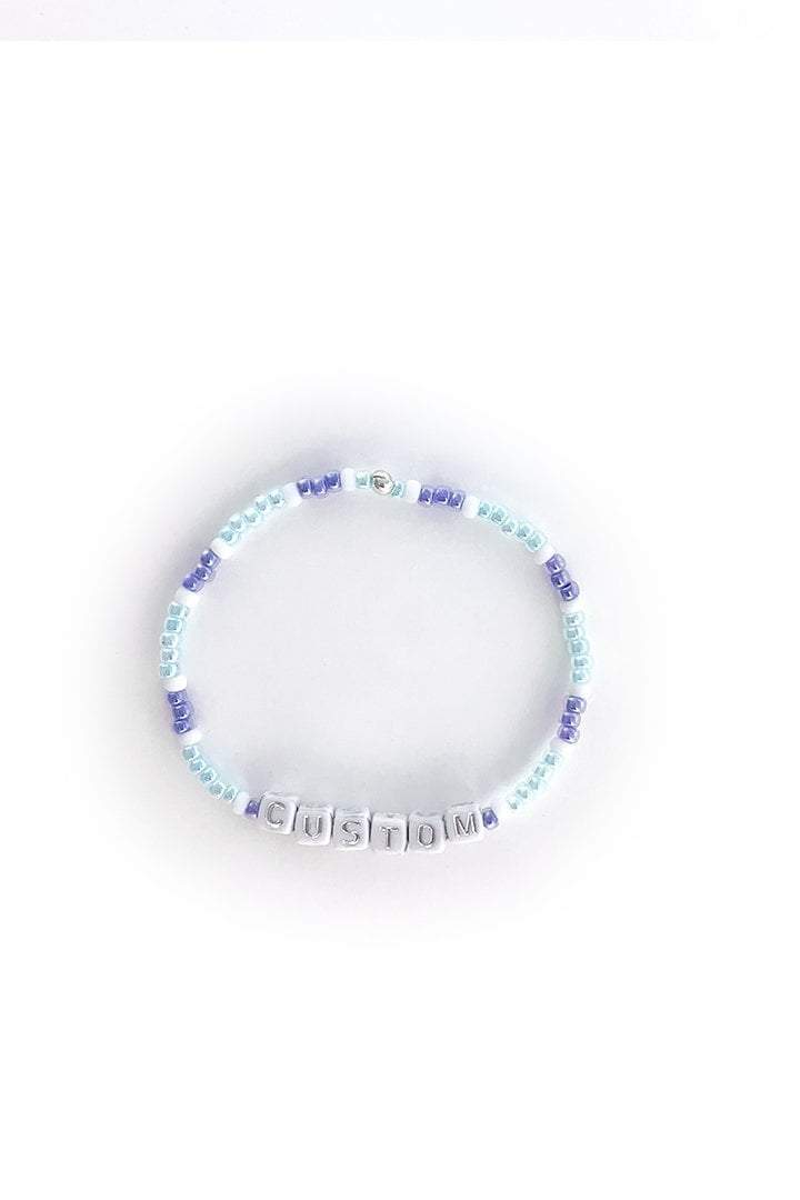 Sarah Marie Design Studio Bracelet 6.25" / Single / Sky Blue Custom Bracelet