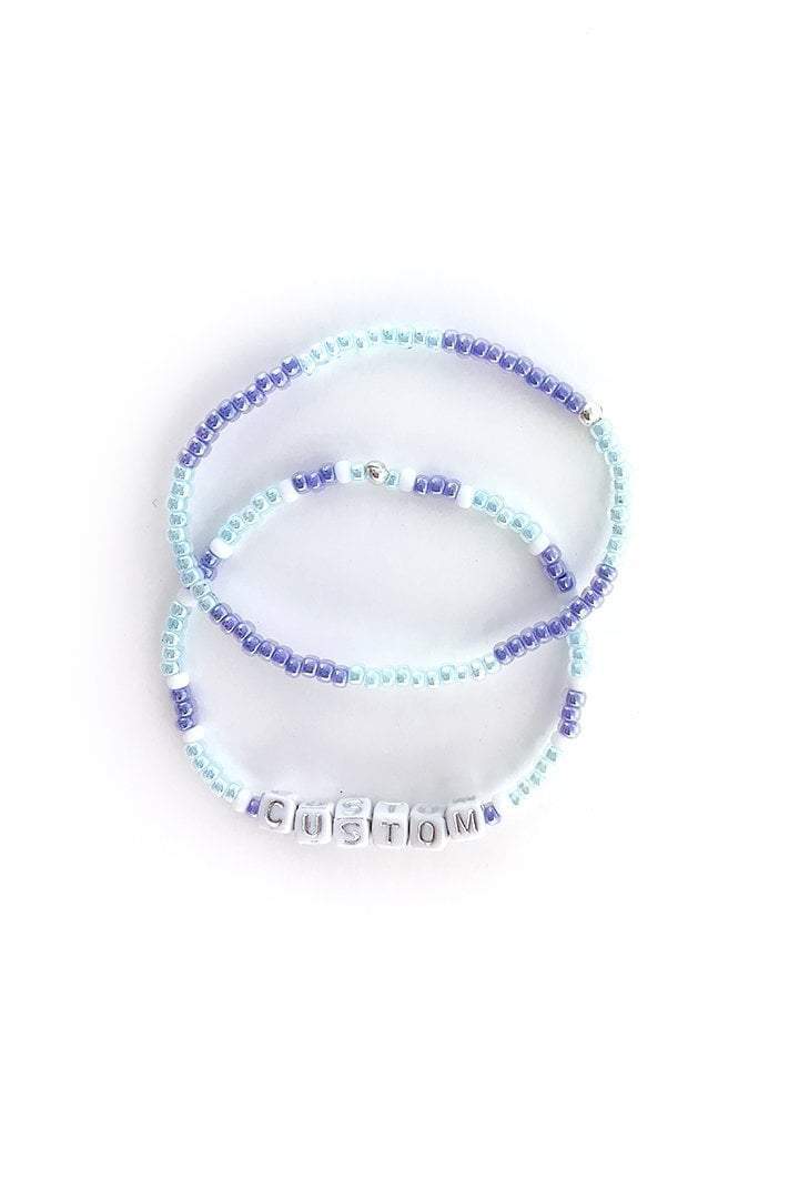Sarah Marie Design Studio Bracelet 6.25" / Stack / Sky Blue Custom Bracelet