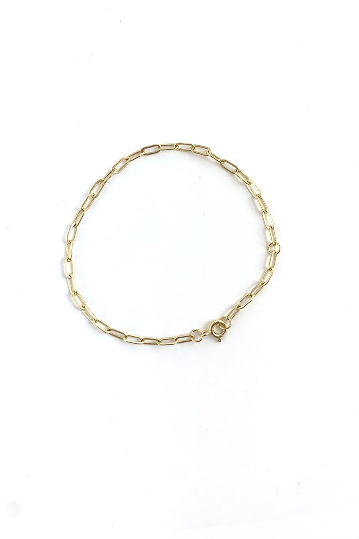 Sarah Marie Design Studio Bracelet 7" Gold Link Bracelet