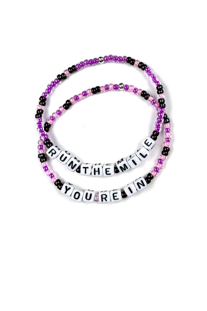 Run The Mile You're In Bracelet – Sarah Marie Running Co.