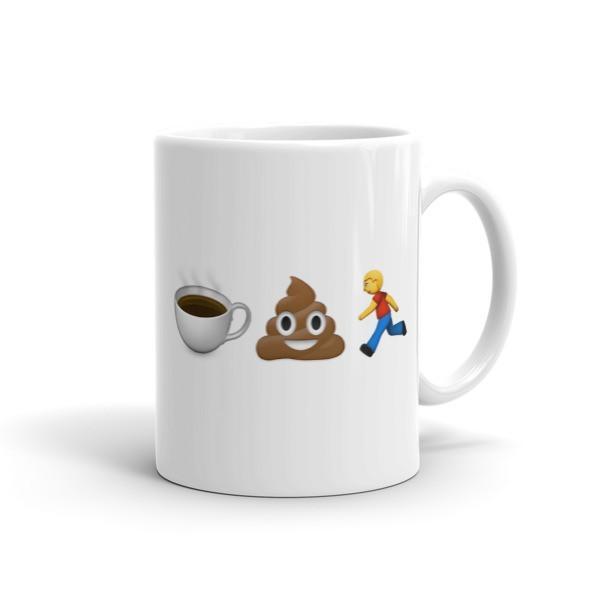Coffee Poop Run Mug - Sarah Marie Design Studio