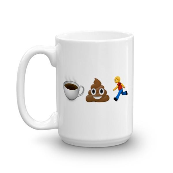 Coffee Poop Run Mug - Sarah Marie Design Studio