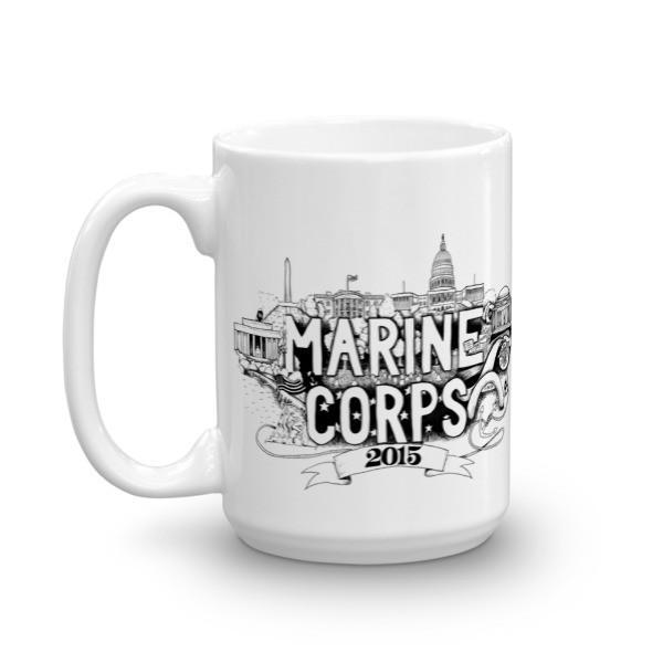 Marine Corps Marathon Mug - Sarah Marie Design Studio