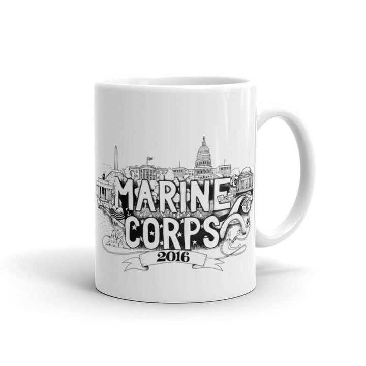 Marine Corps Marathon Mug - Sarah Marie Design Studio