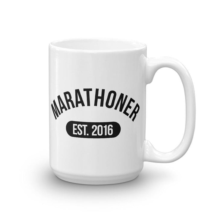 Sarah Marie Design Studio Mug 15oz / 2016 Marathoner Est. (Year) Mug