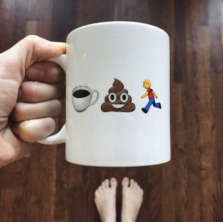 Sarah Marie Design Studio Mug Coffee Poop Run Mug
