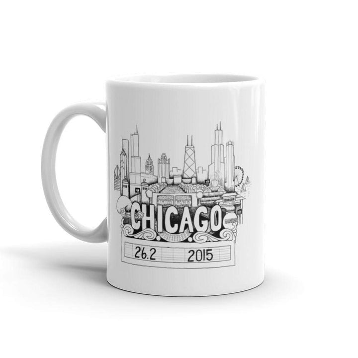 Chicago Marathon Mug - Sarah Marie Design Studio