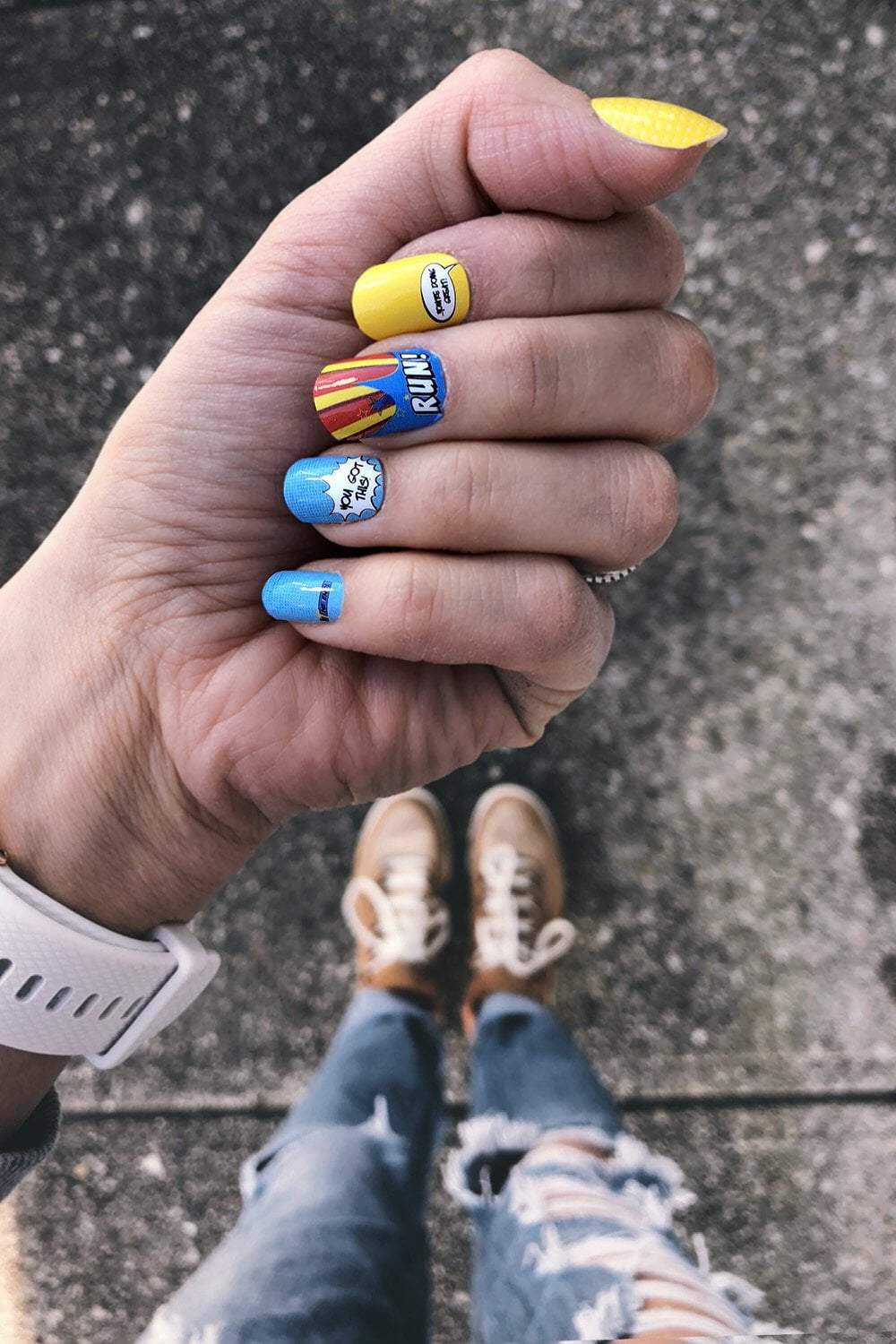 Pin by JC P on uñas | Superhero nails, Nail art, Batman nail designs
