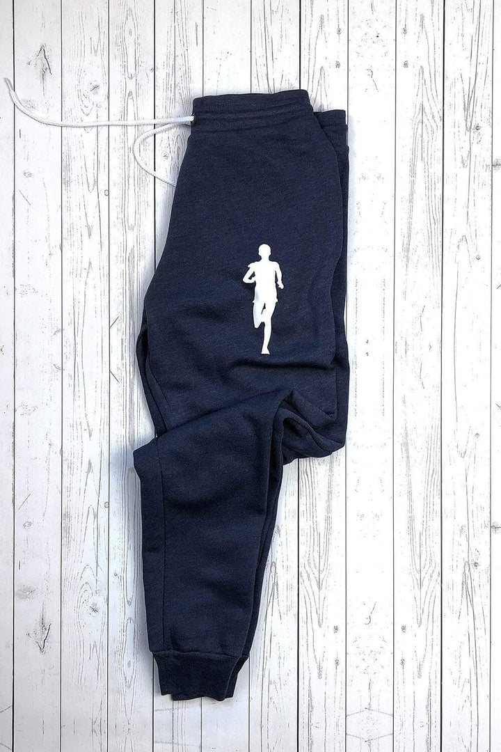 Sarah Marie Design Studio Pants XSmall / Navy Runner Girl Logo Joggers