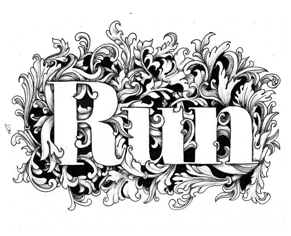 Run Print - Sarah Marie Design Studio