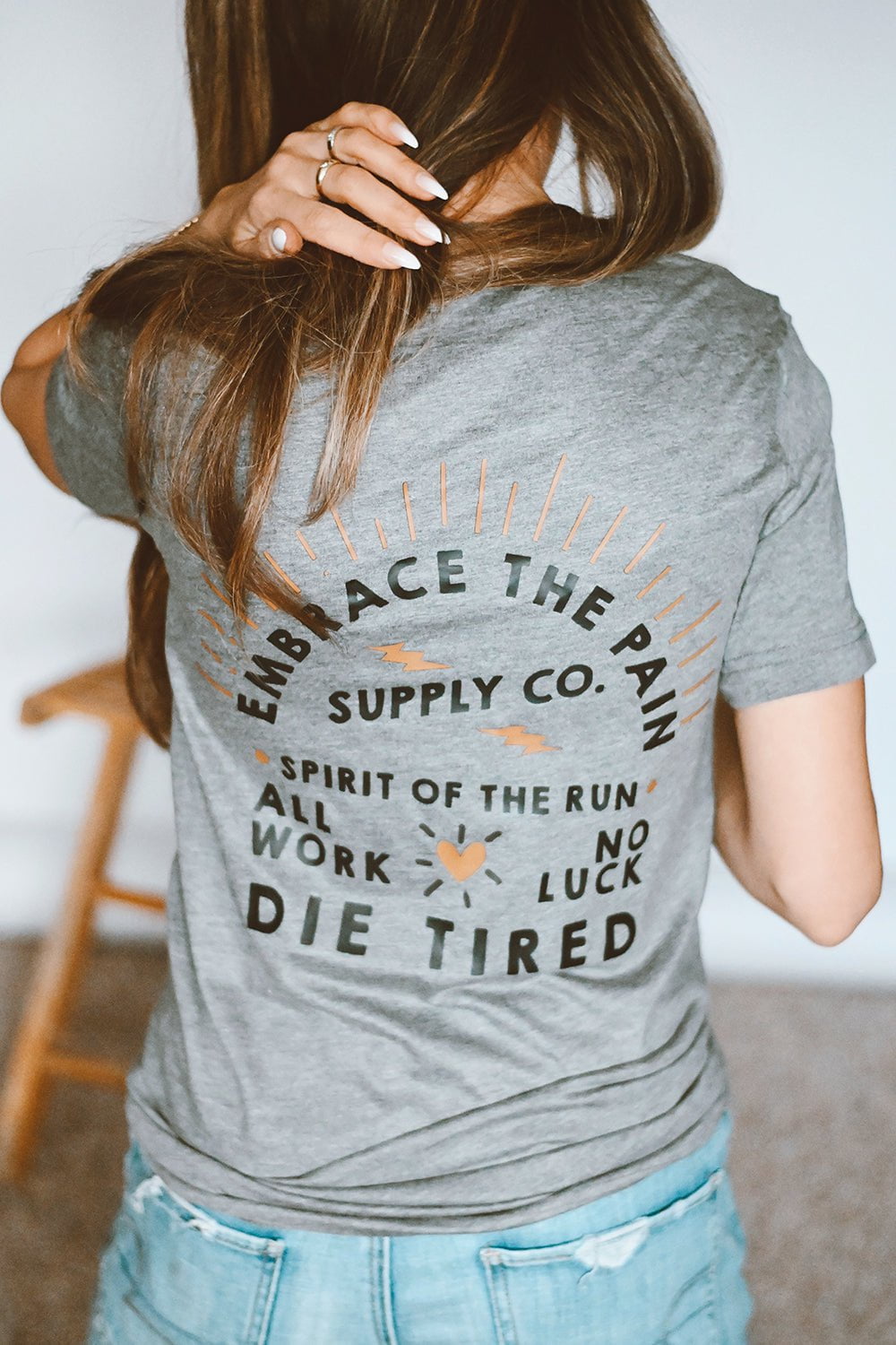 Sarah Marie Design Studio Shirts & Tops Embrace The Pain T-Shirt