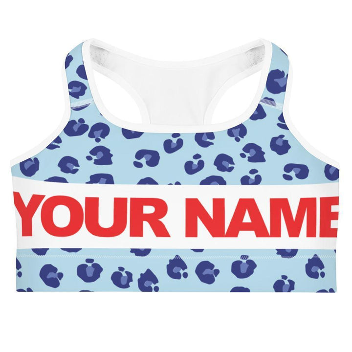 Leopard & Stars Sports bra - Sarah Marie Design Studio