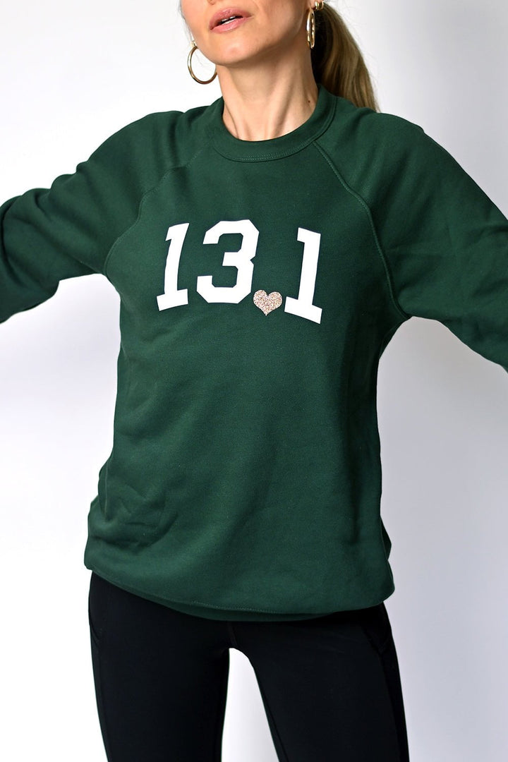 Sarah Marie Design Studio Sweatshirt 13.1 Love Half Marathon Sweatshirt