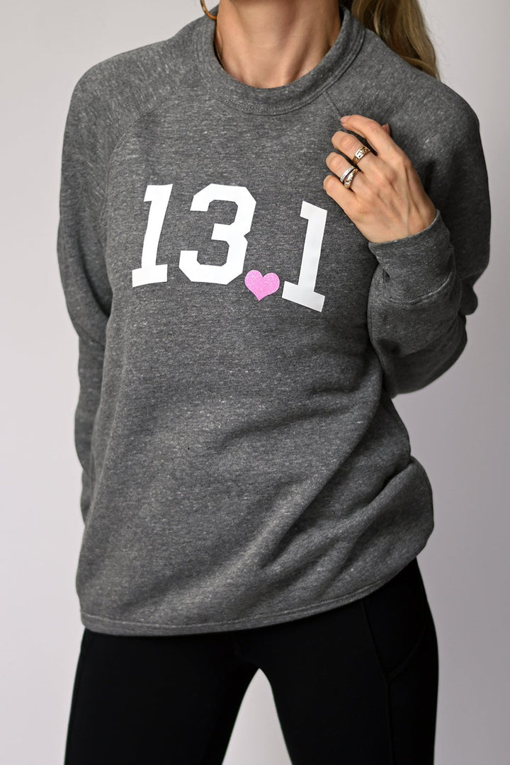 Sarah Marie Design Studio Sweatshirt 13.1 Love Half Marathon Sweatshirt