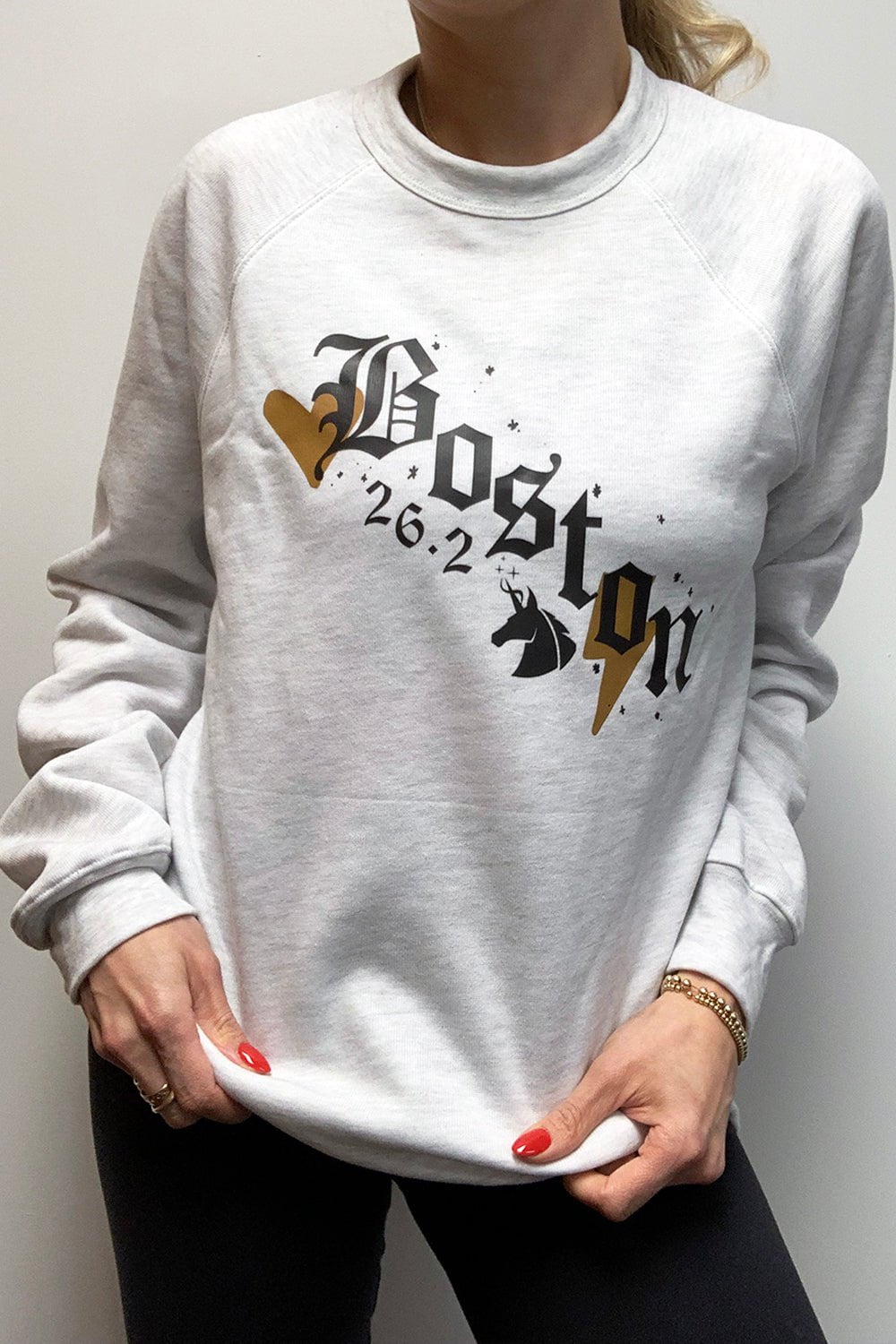 Boston 26.2 Women's Sweatshirt – Sarah Marie Running Co.