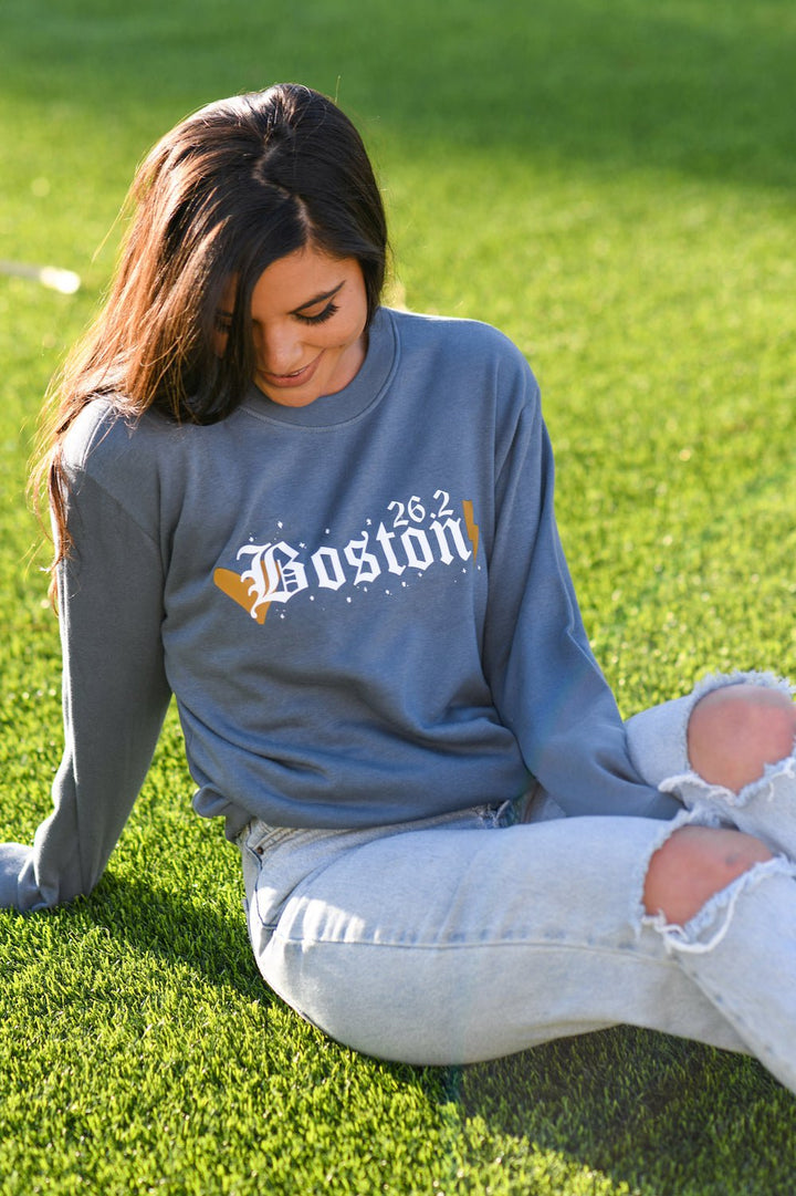 Sarah Marie Design Studio Sweatshirt Boston 26.2 Women's Sweatshirt