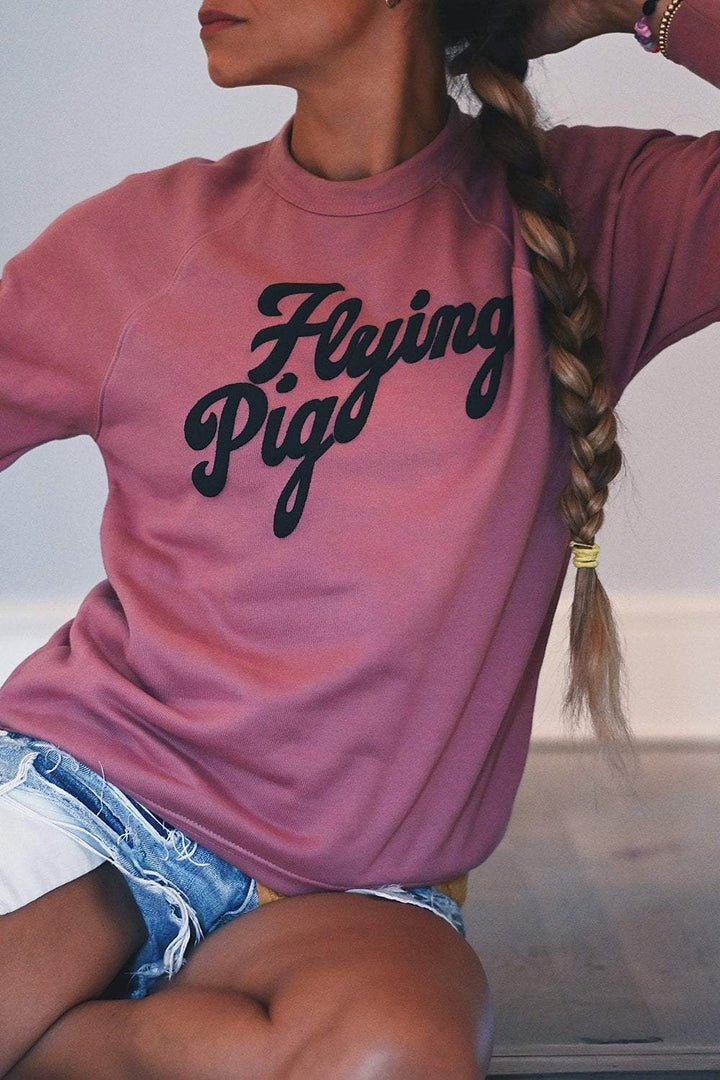 Sarah Marie Design Studio Sweatshirt Flying Pig Sweatshirt