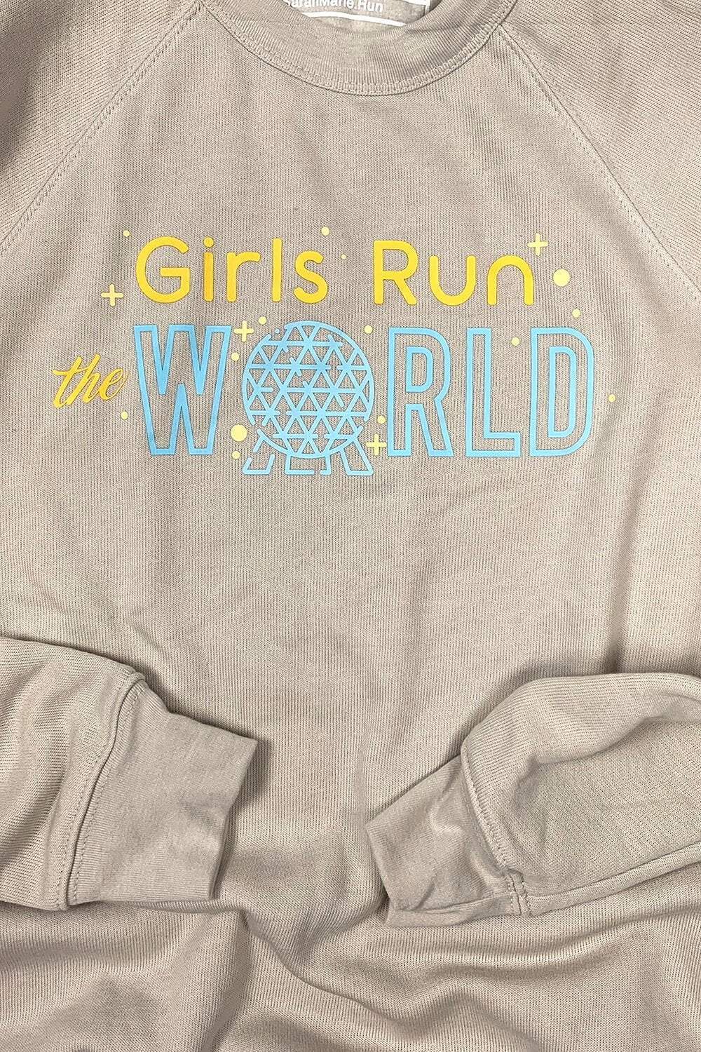 Sarah Marie Design Studio Sweatshirt Girls Run the World Epcot Sweatshirt