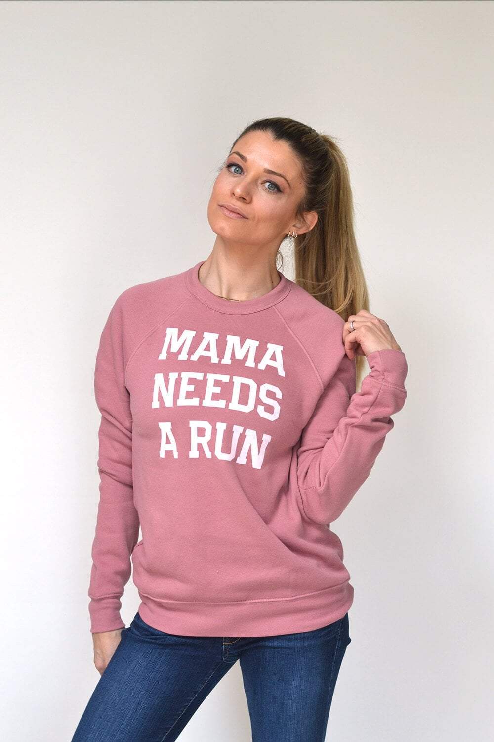 Sarah Marie Design Studio Sweatshirt Mama Needs A Run Sweatshirt