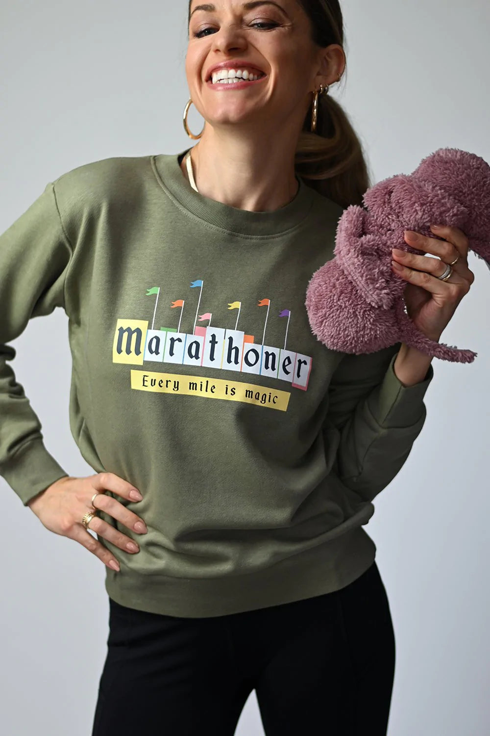 Sarah Marie Design Studio Sweatshirt Marathoner Disney Inspired Sweatshirt