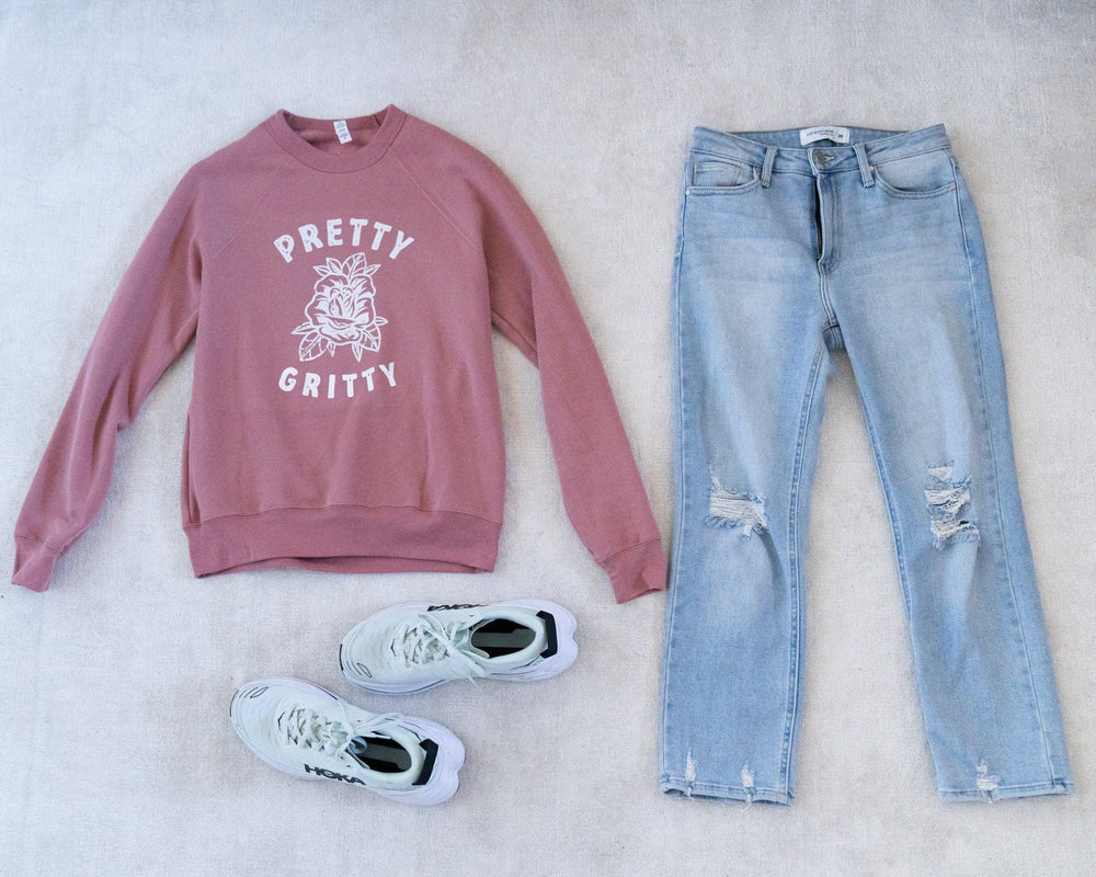 Pretty Gritty Sweatshirt - Sarah Marie Running Co.