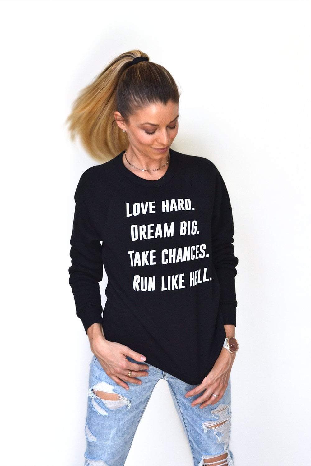 Sarah Marie Design Studio Sweatshirt Run Like Hell Sweatshirt