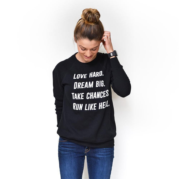 Sarah Marie Design Studio Sweatshirt Run Like Hell Sweatshirt