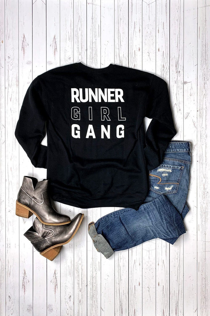 Runner Girl Gang Sweatshirt - Sarah Marie Design Studio