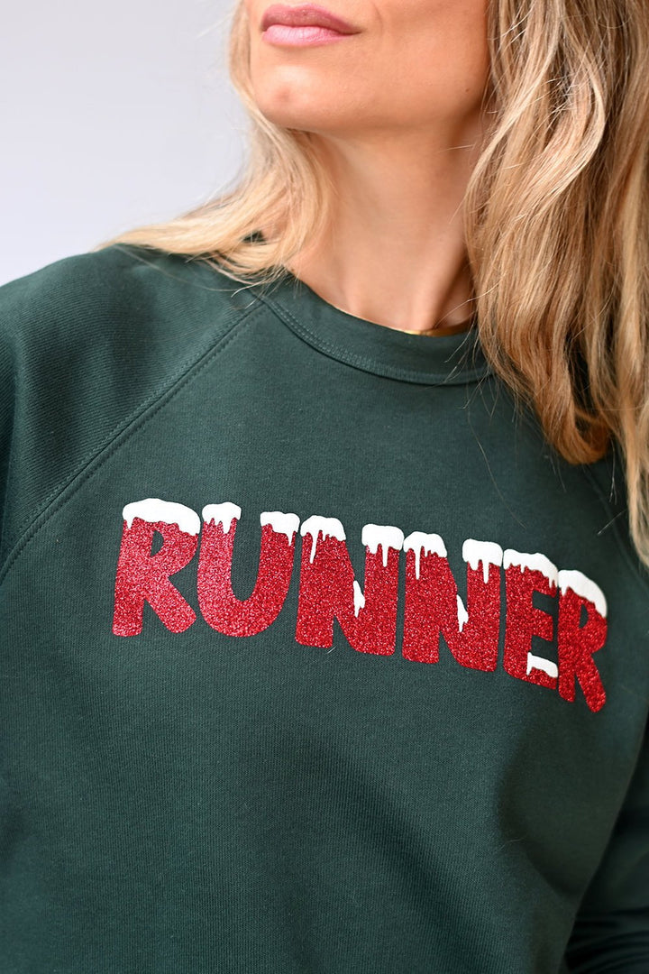 Sarah Marie Design Studio Sweatshirt Runner Holiday Sweatshirt