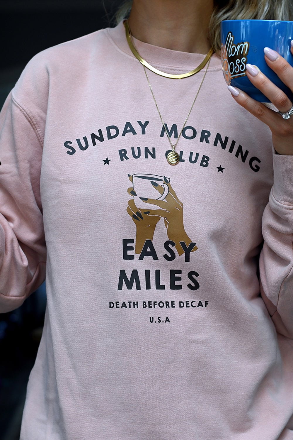Sarah Marie Design Studio Sweatshirt Sunday Morning Run Club Sweatshirt