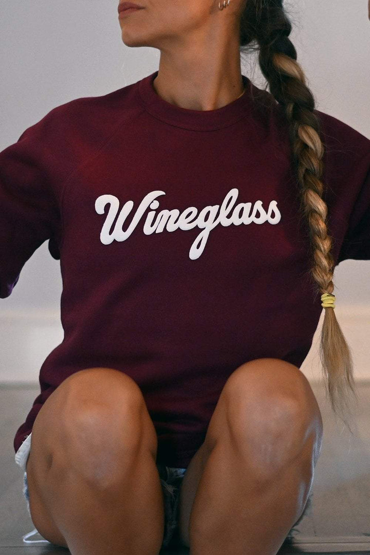 Sarah Marie Design Studio Sweatshirt Wineglass Sweatshirt