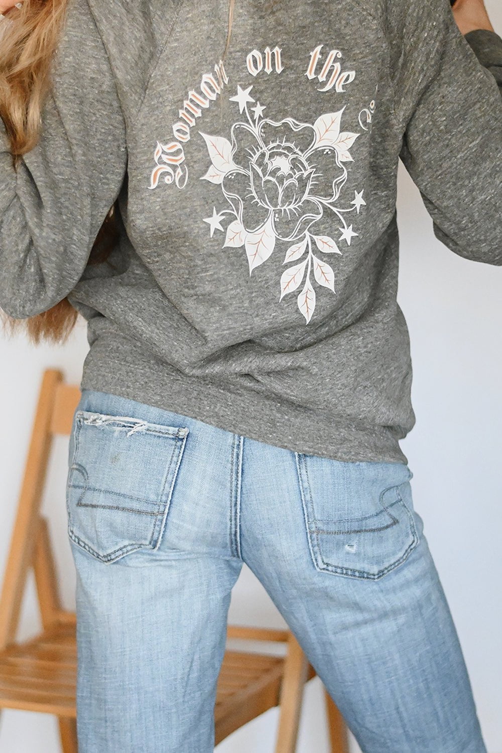 Sarah Marie Design Studio Sweatshirt Woman On The Run Sweatshirt
