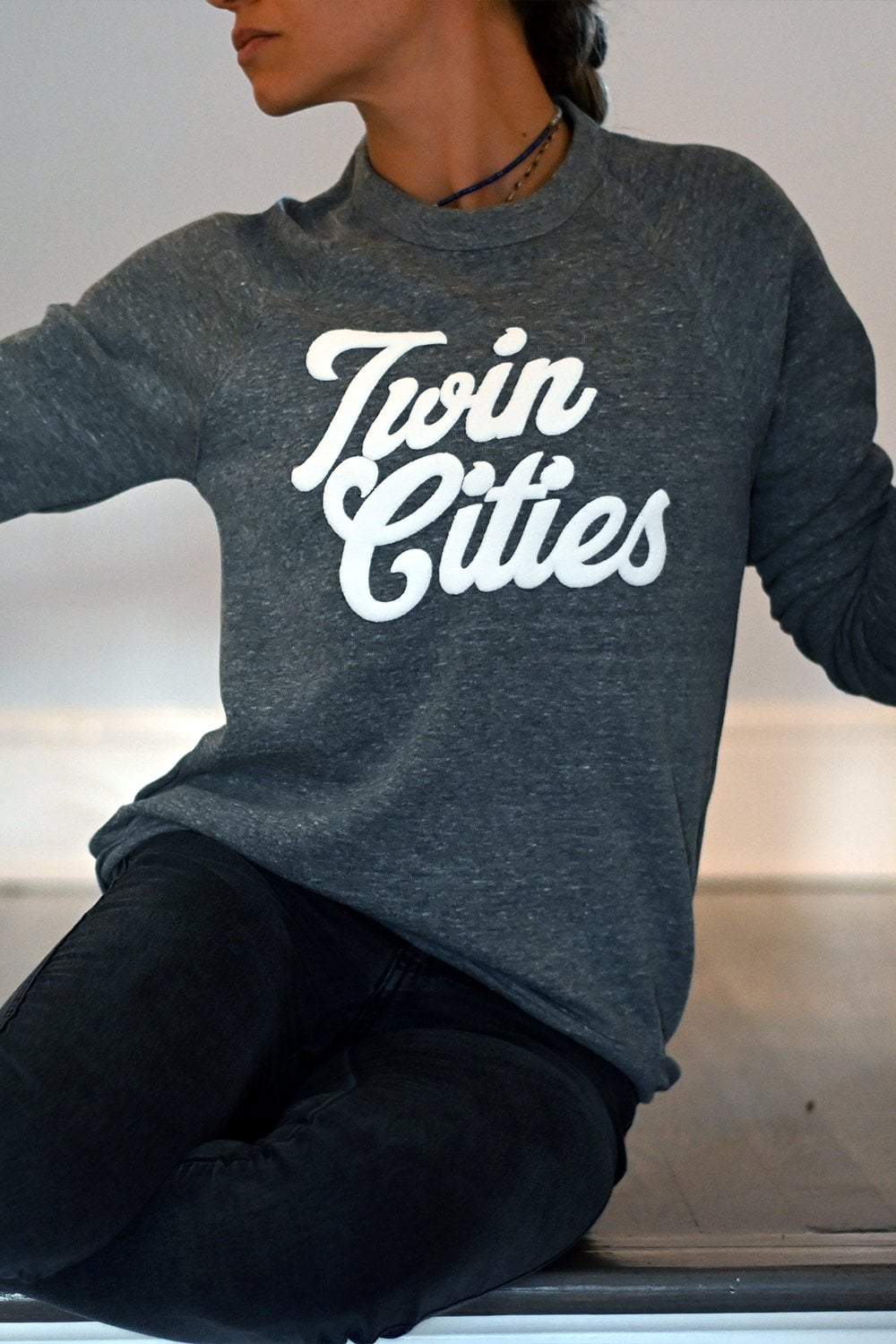 Sarah Marie Design Studio Sweatshirt XSmall / Grey Triblend Twin Cities Sweatshirt