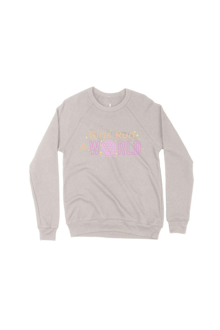 Sarah Marie Design Studio Sweatshirt XSmall / Heather Dust / Pink Girls Run the World Epcot Sweatshirt