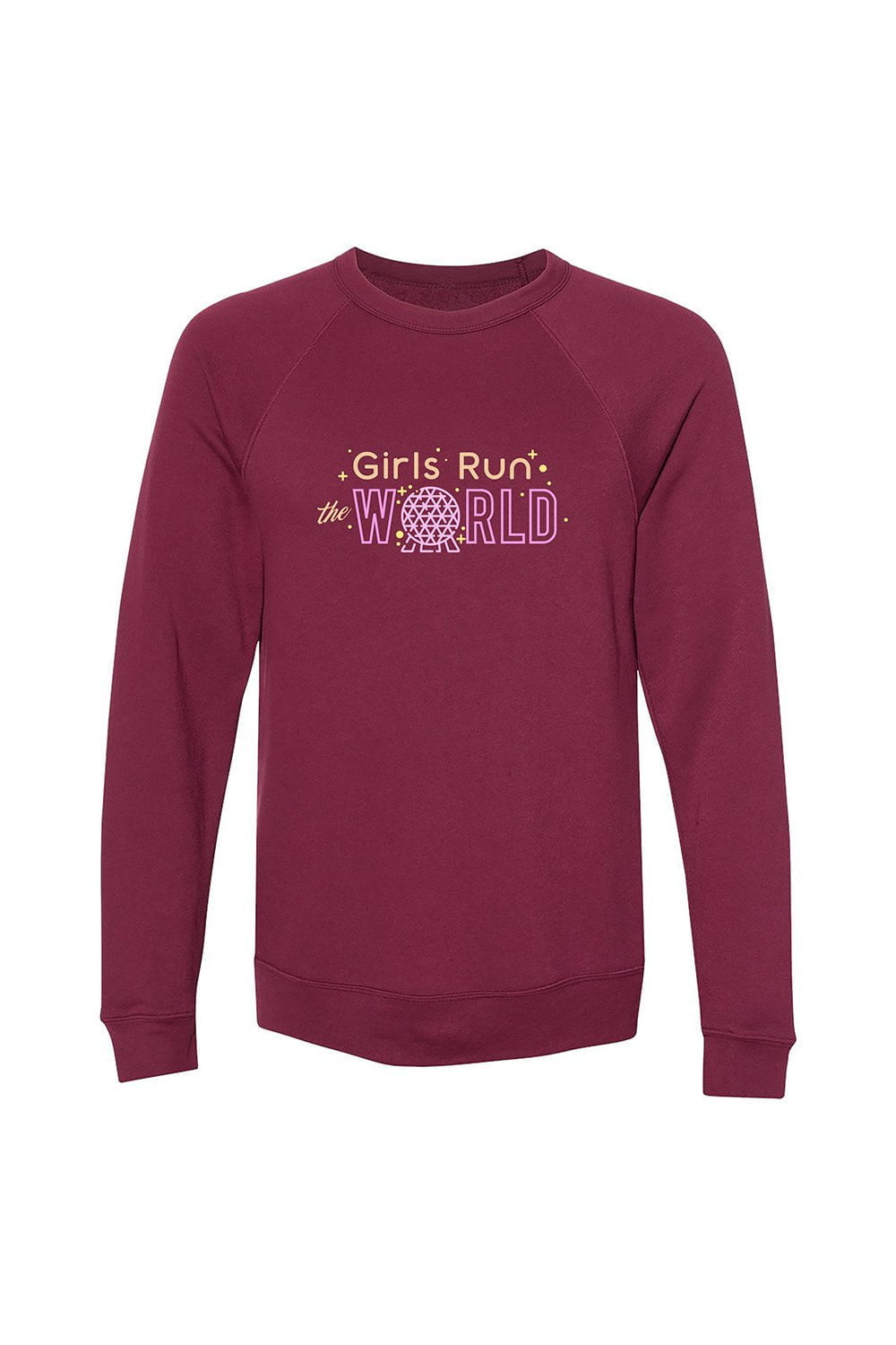 Sarah Marie Design Studio Sweatshirt XSmall / Maroon Girls Run The World Epcot Sweatshirt