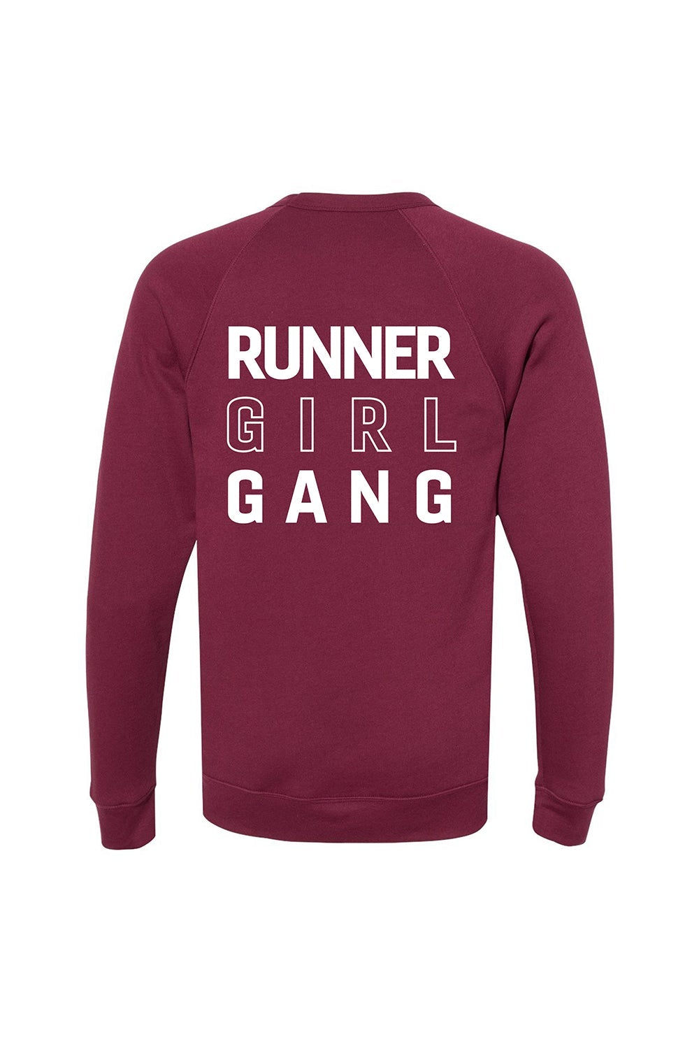 Sarah Marie Design Studio Sweatshirt XSmall / Maroon Runner Girl Gang Sweatshirt