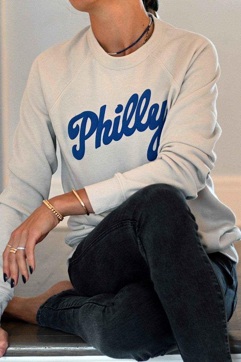 Sarah Marie Design Studio Sweatshirt XSmall / Offwhite Philly Sweatshirt