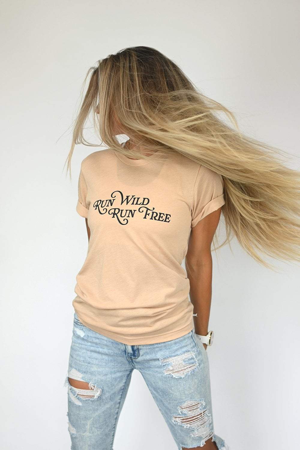 Sarah Marie Design Studio Unisex Tee Run Wild, Run Free T-shirt