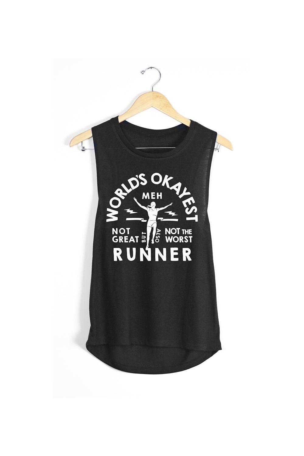 World's Okayest Runner Tank