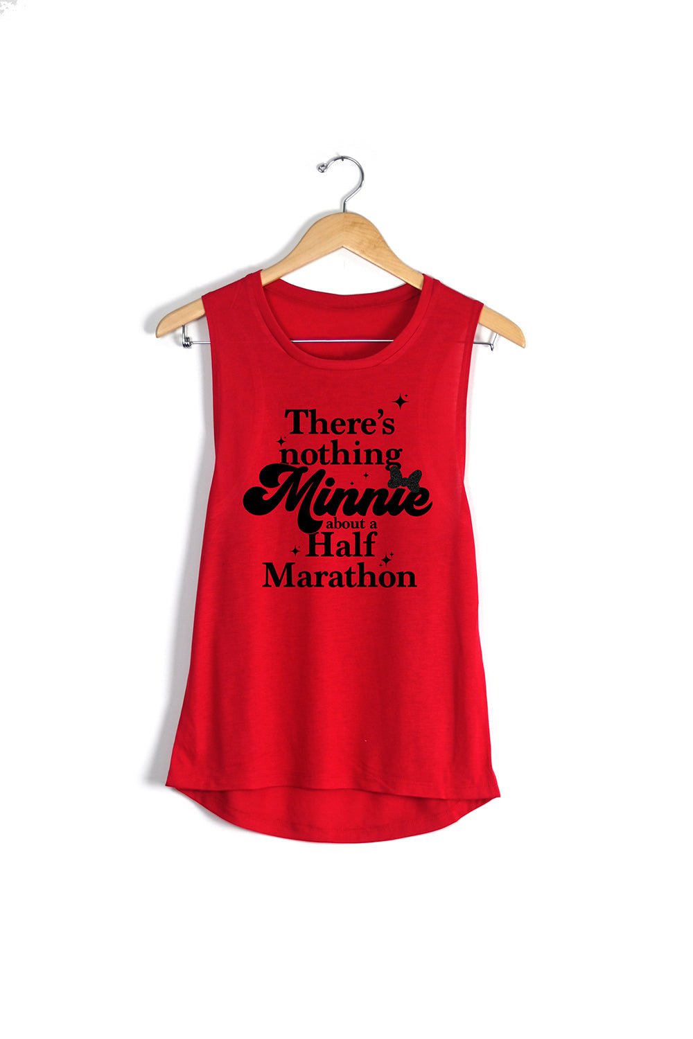 Sarah Marie Design Studio Women's Tank Small / Red There's nothing Minnie about a Half Marathon Disney Inspired Tank