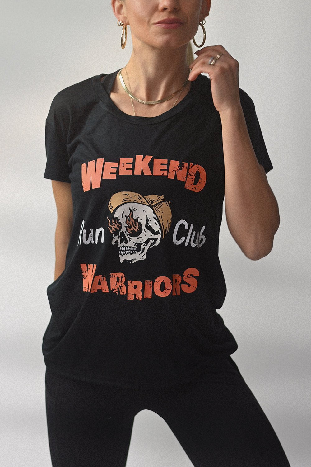 Sarah Marie Design Studio Women's Tee Weekend Warriors Run Club T-shirt