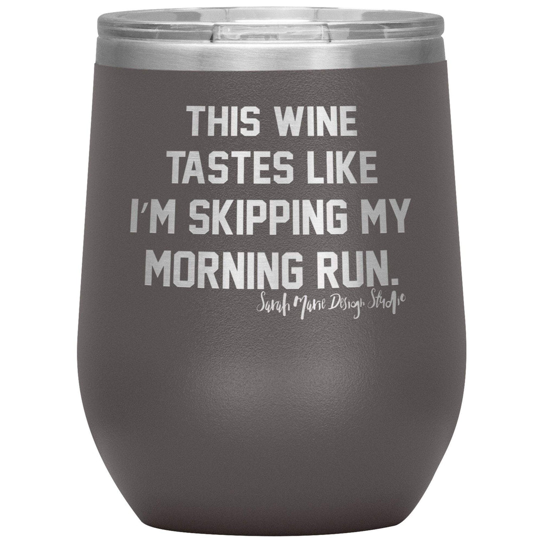 teelaunch Tumblers Pewter This Wine Tumbler
