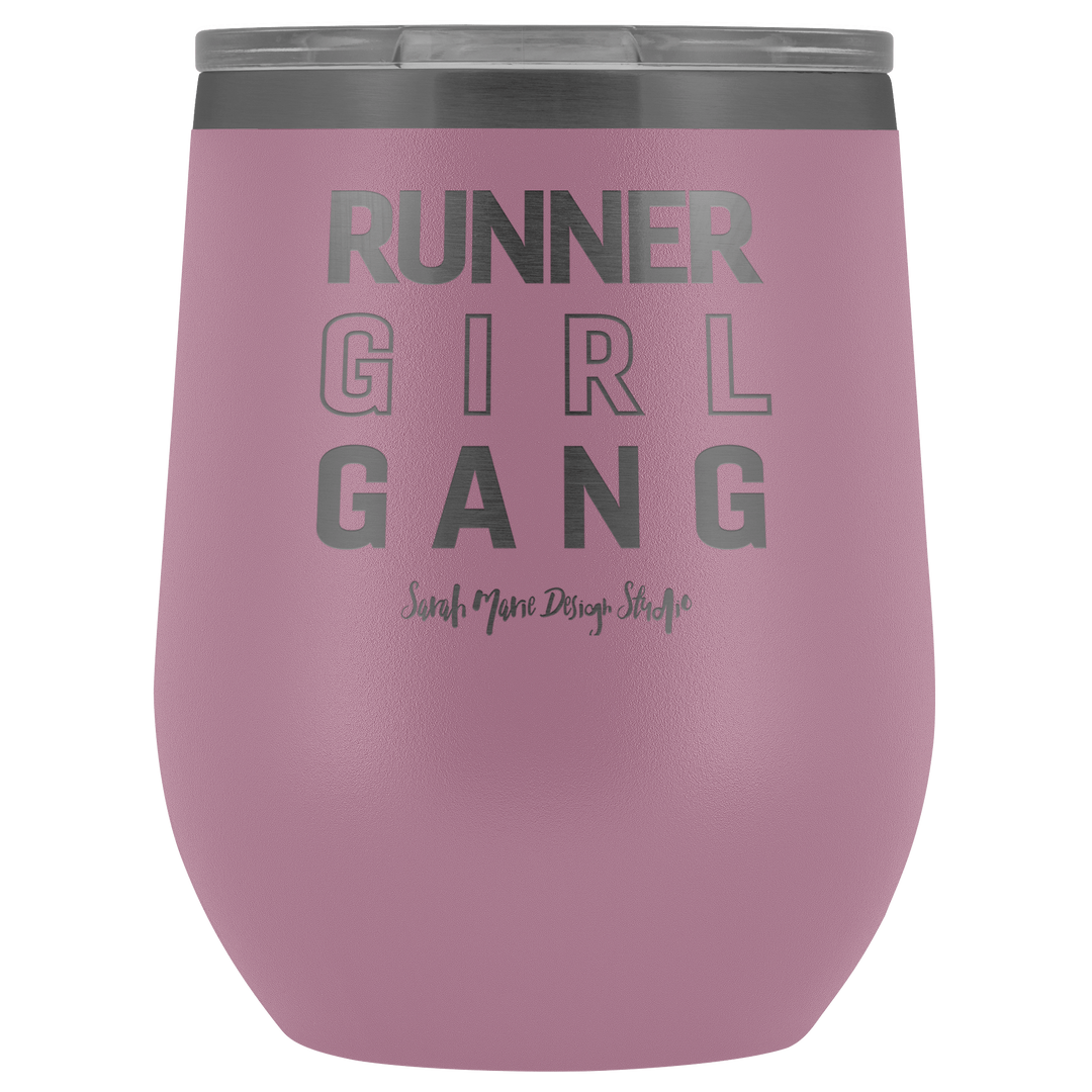 Runner Girl Gang Wine Tumbler - Sarah Marie Design Studio