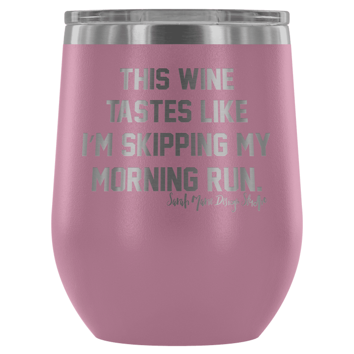 teelaunch Wine Tumbler Lilac This Wine Tastes Like - Wine Tumbler